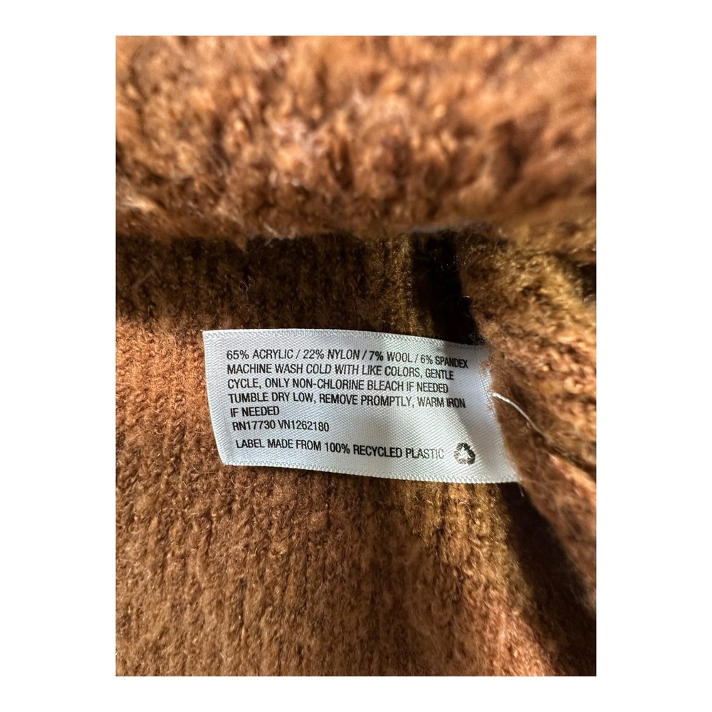 Universal Thread Mock Neck Sweater Rust Brown Kni… - image 4